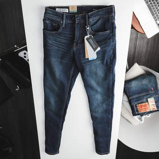 Quần jean nam, quần bò nam cao cấp slimfit LV xanh đậm 0528 foxxmen