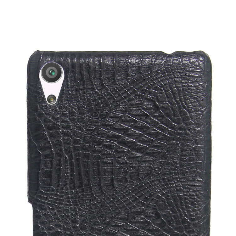 Sony Xperia XA Ultra F3212 F3211 F3215 F3216 Dual Casing Fashion Crocodile Pattern Hard PC PU Leather Back Cover Hard Plastic Case Phone Cover