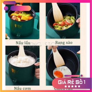 Nồi Lẩu Mini,Nồi Đa Năng Nấu Cơm Có Tay Cầm 1,8cm - 2 Nấc Nhiệt Kèm Giá Hấp 💖 LNL Store