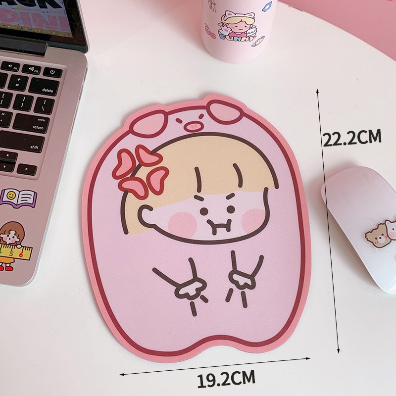 Tấm Lót Chuột Để Bàn Cách Nhiệt Chống Trượt Đa Năng In Hình Cô Gái Hoạt Hình Dễ Thương Trang Trí Nhà Cửa