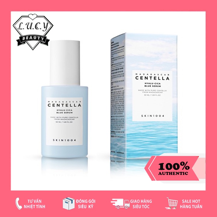 Hàng Hàn- Tinh chất cấp ẩm chuyên sâu Skin1004 Madagascar Centella Hyalu-cica Blue Serum 50ml Chính Hãng 100%