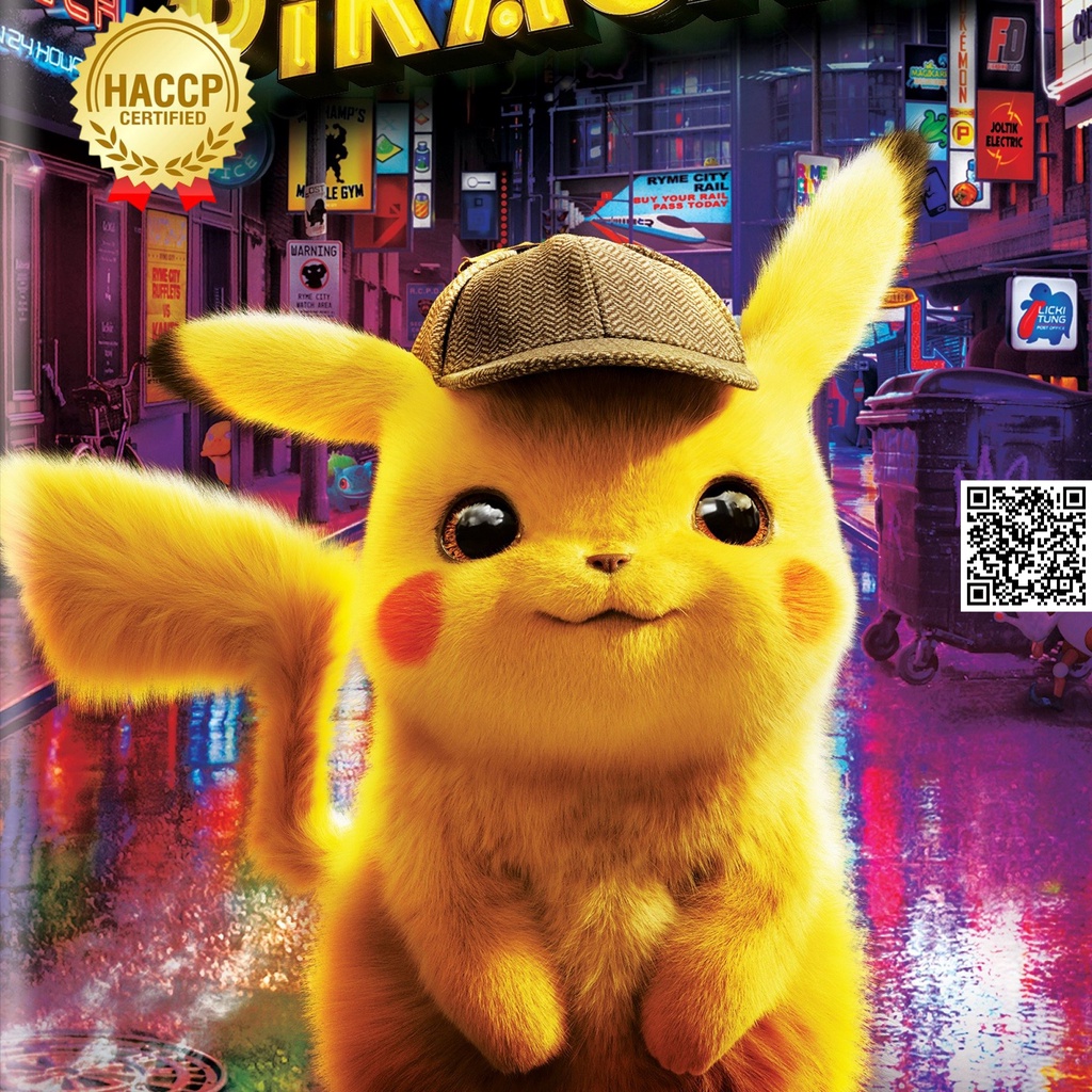 Thú bông Bửu bối thần kỳ Pokemon lớn 28Cm thám tử Chuột điện Pikachu 766