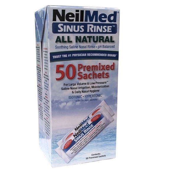 HỘP 50 , 120 gói muối Neilmed SINUS RINSE rửa mũi xuất xứ Mỹ full box