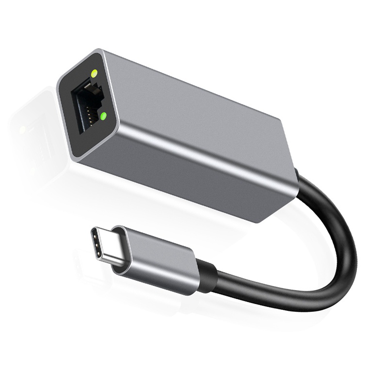 Cáp ChuyểN ĐổI Type-C Sang RJ45 1000Mbps, USB-C Sang RJ45 Lan