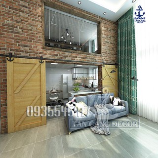 Phụ kiện Cửa Lùa Barn Door Hình Mỏ Neo