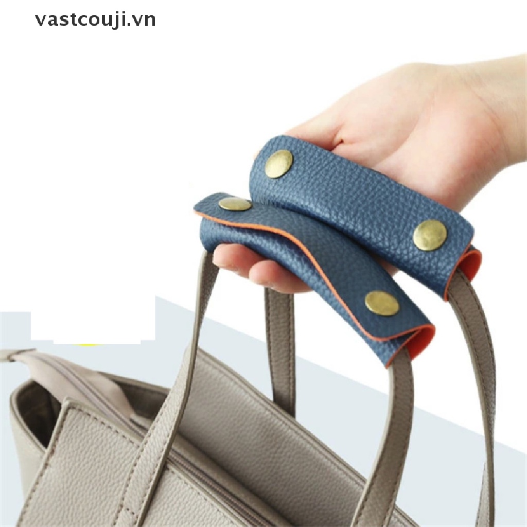 Vỏ Bọc Tay Cầm Xe Đẩy Em Bé VASTJI Bằng Da