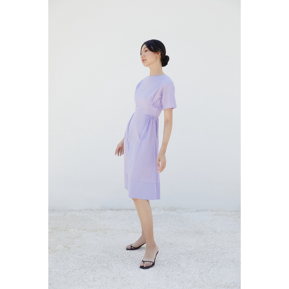 TheBlueTshirt - Đầm Dáng Suông Nữ Thắt Ở Eo - Lilla Alba Dress