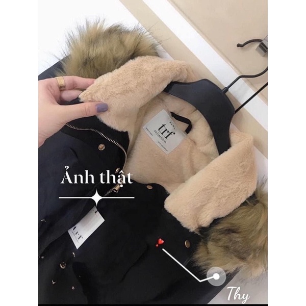Áo parka lông