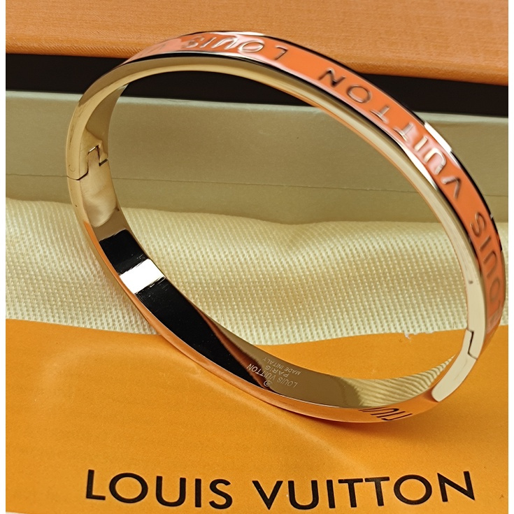 Vòng Tay Mạ Vàng Hồng Khắc Họa Tiết Thời Trang 2021