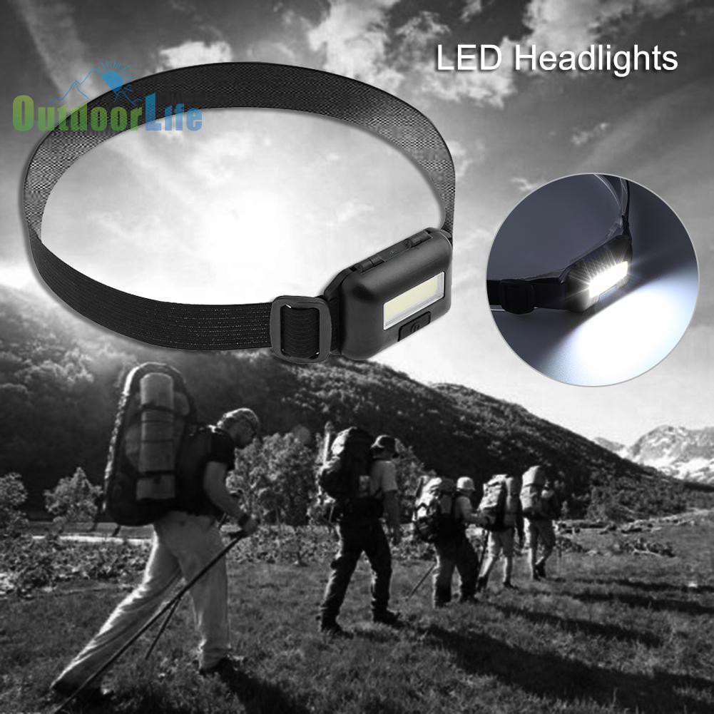 Đèn pin đeo trán bóng LED có 3 chế độ sáng chống nước tiện dụng | BigBuy360 - bigbuy360.vn