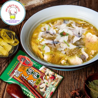 Gia vị nấu lẩu cá dưa chua, canh cá dưa chua Tứ Xuyên gói 300g