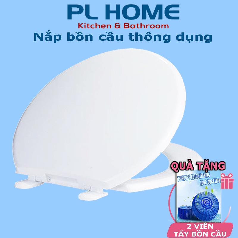 Nắp Bồn Cầu Nhựa Plastic – Nắp bàn cầu thông dụng loại dày