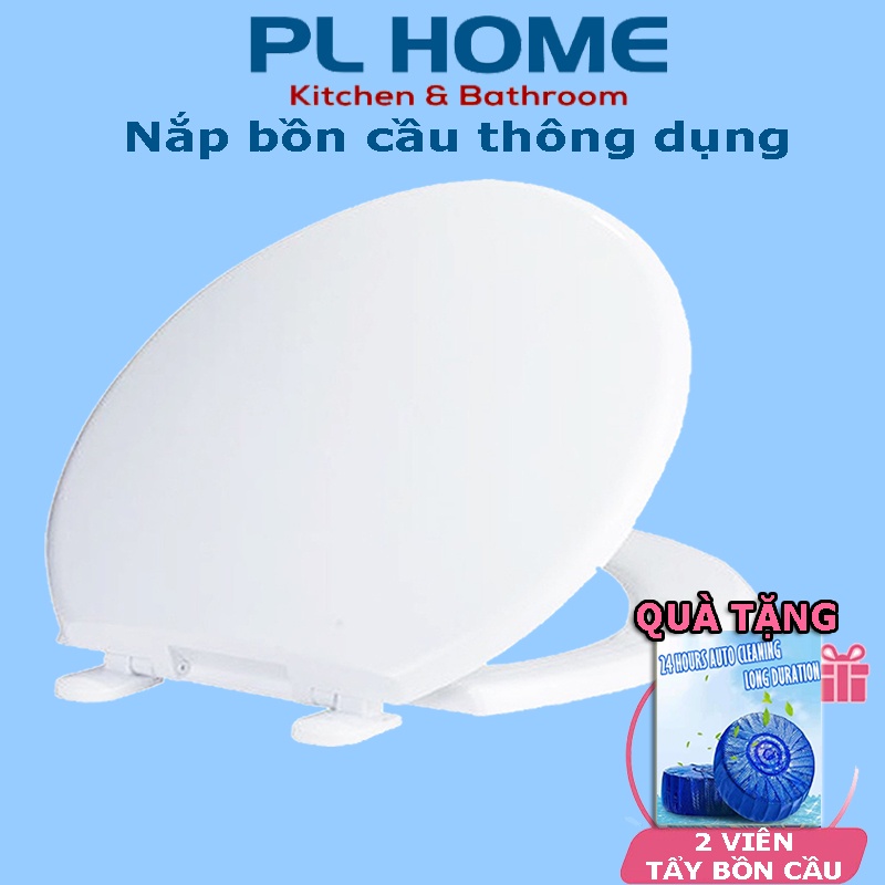 [Mã 159LSSALE1 giảm 100% đơn 99K] Nắp Bồn Cầu Nhựa Plastic – Nắp bàn cầu thông dụng loại dày