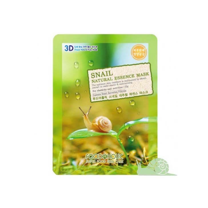 Mặt nạ giấy 3D 💥Freeship💥 Foodaholic Mask Hàn Quốc giúp cấp ẩm, làm mát da, dưỡng da trắng sáng, mịn màng SP14 | BigBuy360 - bigbuy360.vn