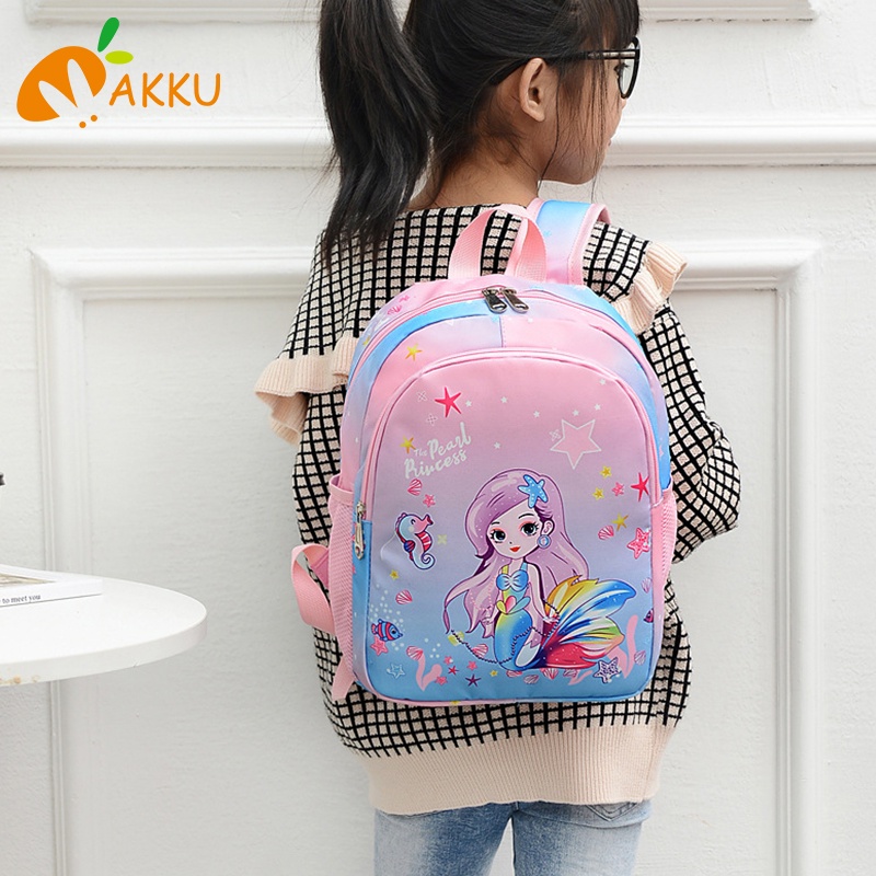 Balo Đi Học Hình Kỳ Lân Dễ Thương Cho Bé Gái Tiểu Học AKKU