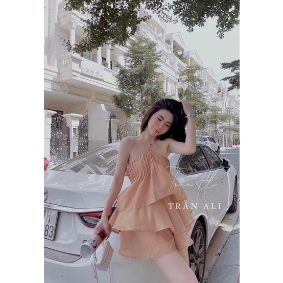 Set áo yếm peplum+ Quần short