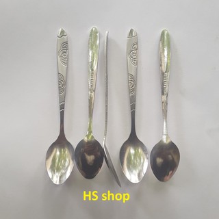 Combo 05 Thìa cà phê inox , Muỗng inox ( Dài 13cm ) Bền, đẹp, cứng cáp - NPP HS shop
