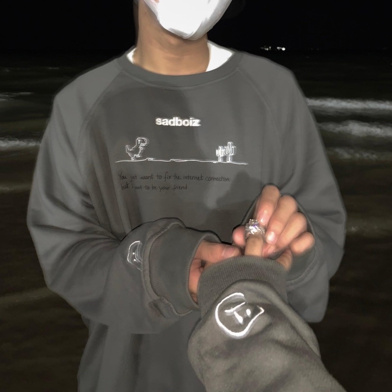 Áo sweater SADBOIZ SADDINO gray SADBOIZAINTCRY