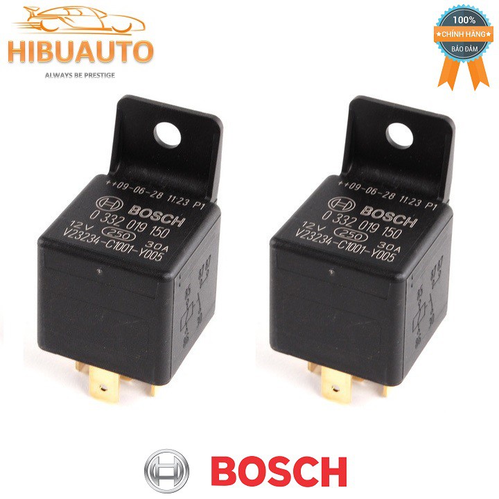 { AN TOÀN } Rờ Le Relay 5 Chân BOSCH 12V 30A  HIBUAUTO