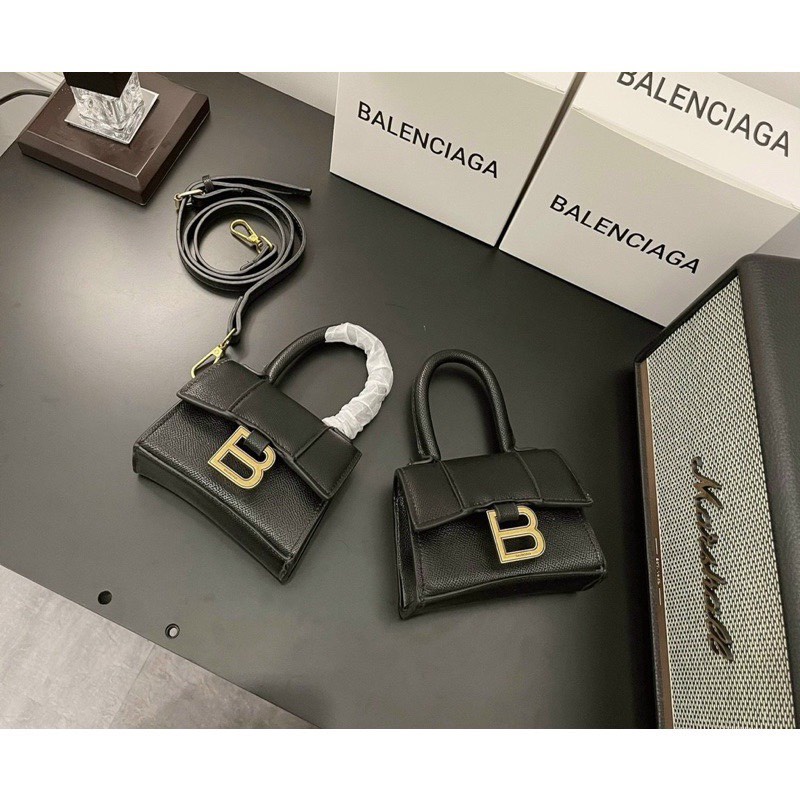 (S115) Túi đeo chéo nữ nhỏ xinh khóa B loại đẹp