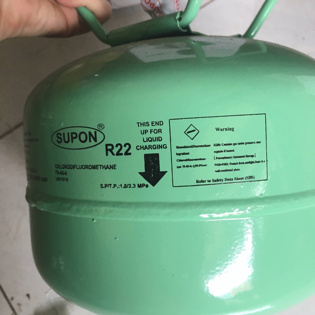 Gas lạnh điều hòa R22 Supon 3KG, Gas R22 máy lạnh