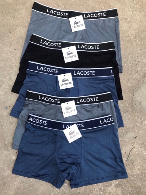 🔵 𝐅𝐑𝐄𝐄 𝐒𝐇𝐈𝐏 🔵 Quần Lót Nam | Quần Boxer Nam | Quần Sịp·Nam Tam Giác Lacoste Cao Cấp | Chất Cotton | Size 50kg-80kg