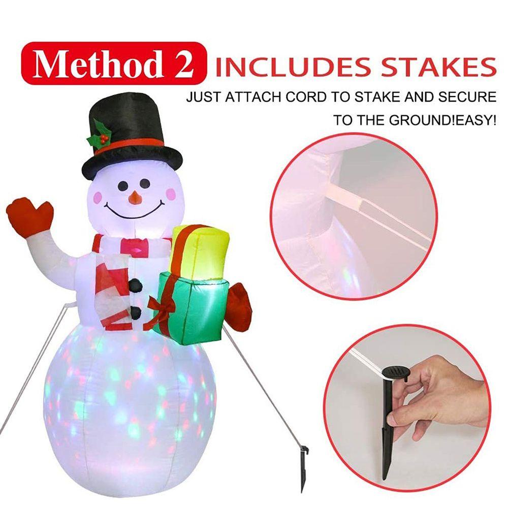 ESPO Búp Bê Người Tuyết 1.5M Có Đèn Trang Trí Giáng Sinh