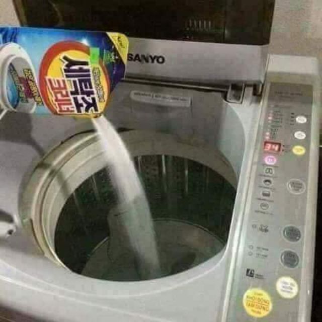 Tẩy lồng máy giặt