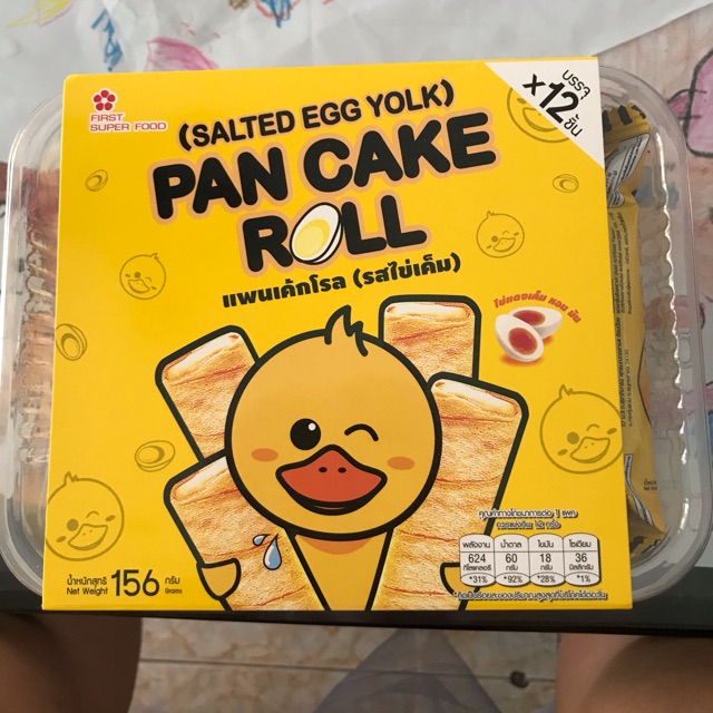 PAN CAKE ROLL VỊ TRỨNG MUỐI THÁI