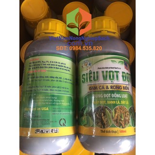 CHAI 500ML PHÂN BÓN SIÊU VỌT ĐỌT