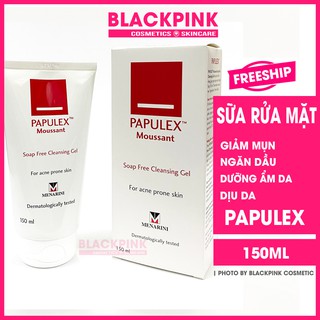 Sữa rửa mặt giảm mụn, ngăn dầu PAPULEX MOUSSANT GEL 150ml