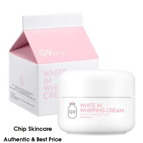 Kem Dưỡng Da Trắng Hồng G9 Skin White In Milk Whipping Cream 50g, Moisture Cream 100g