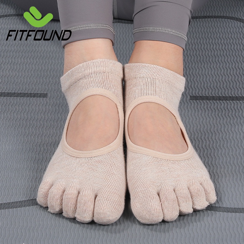 Tất Vớ Chân Tập Yoga Pilates Chống Trơn Trượt Chia 5 Ngón- Mẫu S