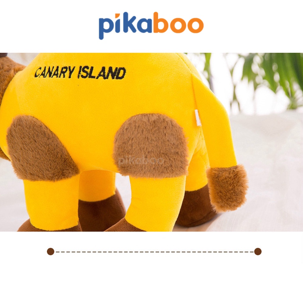 (Summer Sale 50%) Gấu bông lạc đà size 50cm cao cấp Pikaboo bằng vải cotton nhung lông mềm mịn co dãn