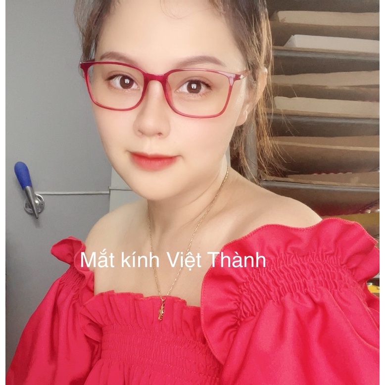 gọng kính cận dẻo dáng bầu vừa da báo xinh xinh