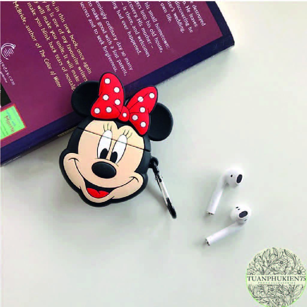 Airpods Case MICKEY &amp; MINNIE Case Tai Nghe Không Dây Airpods 1/2/i12 - MOBILE89