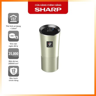 Máy lọc không khí ôtô Sharp IG-GC2E-N/B Khử Mùi, Diệt Nấm Mốc, Vi Khuẩn , Hỗ Trợ Làm Đẹp Da- Hàng Thái Lan