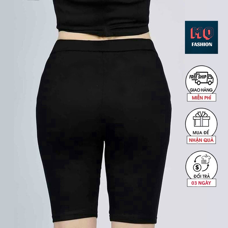 Quần legging nữ lửng cạp cao nâng mông bigsize cao cấp có túi MQ Fashion LG01 | BigBuy360 - bigbuy360.vn