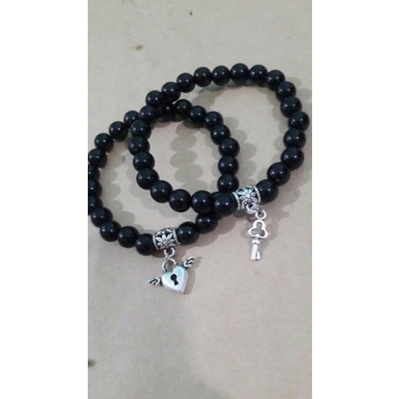 100gr hạt nhựa đen/hạt cườm/hạt bẹt trang trí - Size 6mm 8mm 10mm