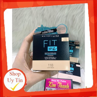 Phấn Nền Kiềm Dầu Chống Nắng 12H Mịn Lì Lâu Trôi Maybelline Fit Me