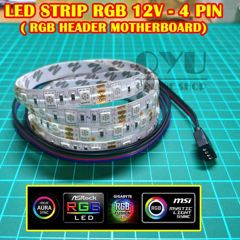 ・➯ Dây đèn Led 12V 4PIN RGB ASUS Aura GIGABYTE Fusion MSI Mystic ASROCK Today