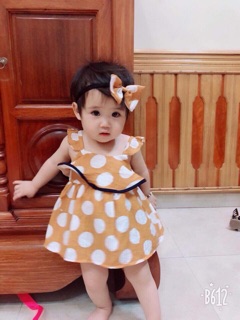 Bộ chấm bi bé gái