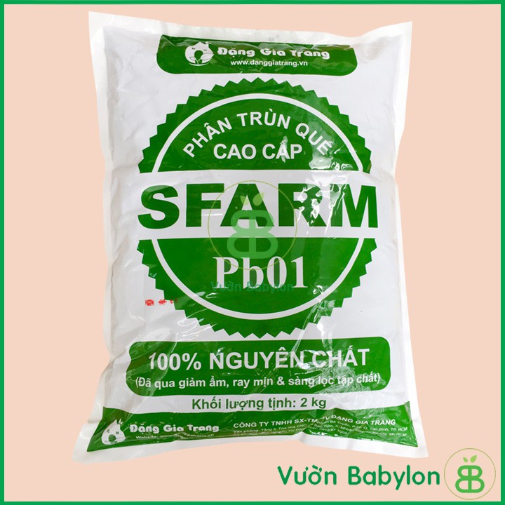 Phân Trùn Quế SFARM Pb01 2Kg