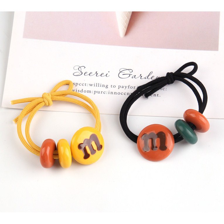 Dây buộc tóc hình chữ M siêu đẹp cho nữ - Duonghieu6789