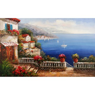 Tranh canvas treo tường phong cảnh Châu Âu - CV0172 - 80 x 50 cm
