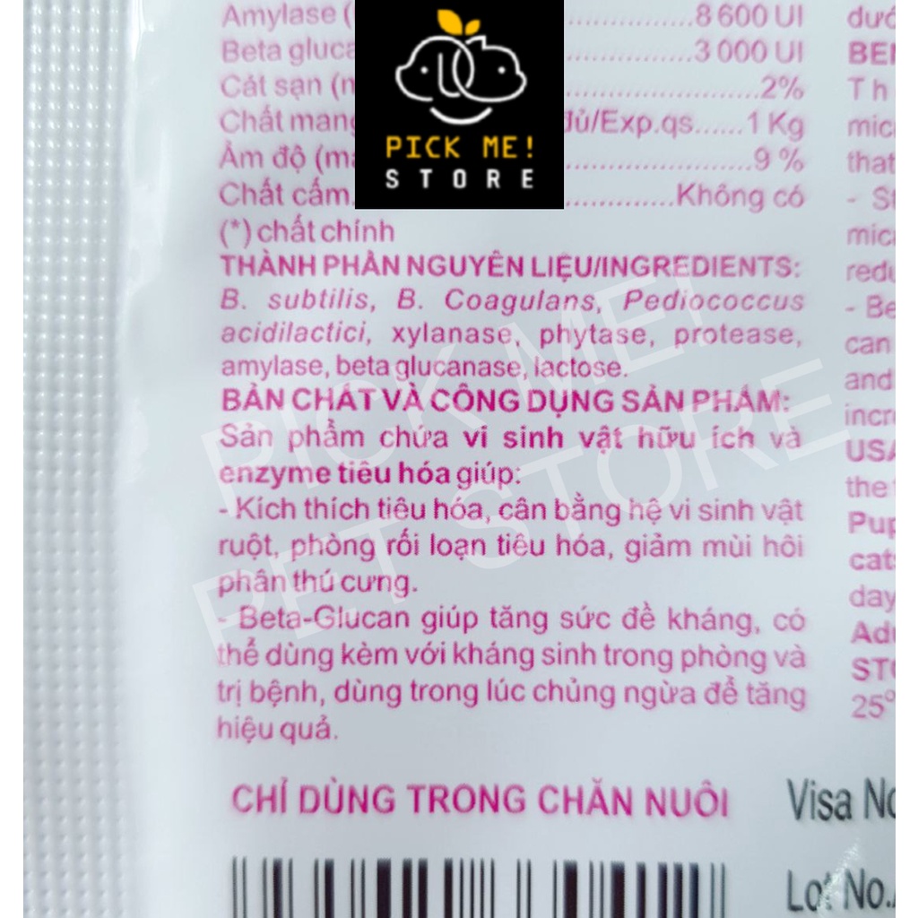 Men Tiêu Hóa Probisol Pets cho Chó Mèo - Gói 5g