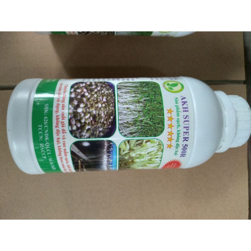 CHẾ PHẨM NANO AKH SUPER CHUYÊN DÙNG LÀM GIÁ ĐỖ, CHAI 500ML