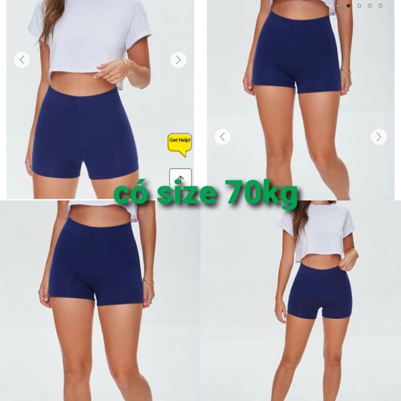 biker short navy cotton xuất xin