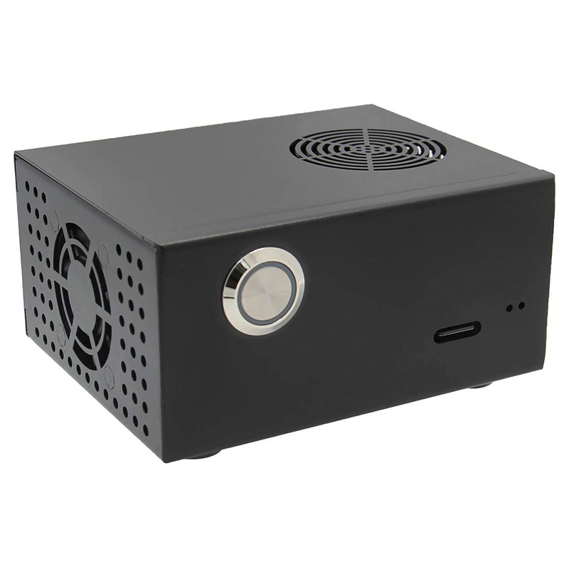 Bộ Vỏ Kim Loại + Công Tắc Nguồn + Quạt Tản Nhiệt X825-C8 Cho Raspberry Pi | BigBuy360 - bigbuy360.vn