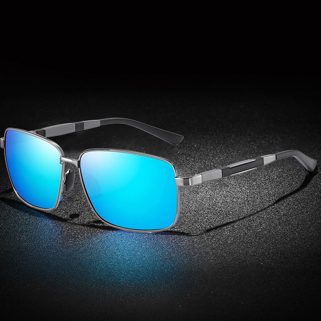 Kính Mát Phân Cực Gọng Kim Loại Chống Tia Uv Cho Nam